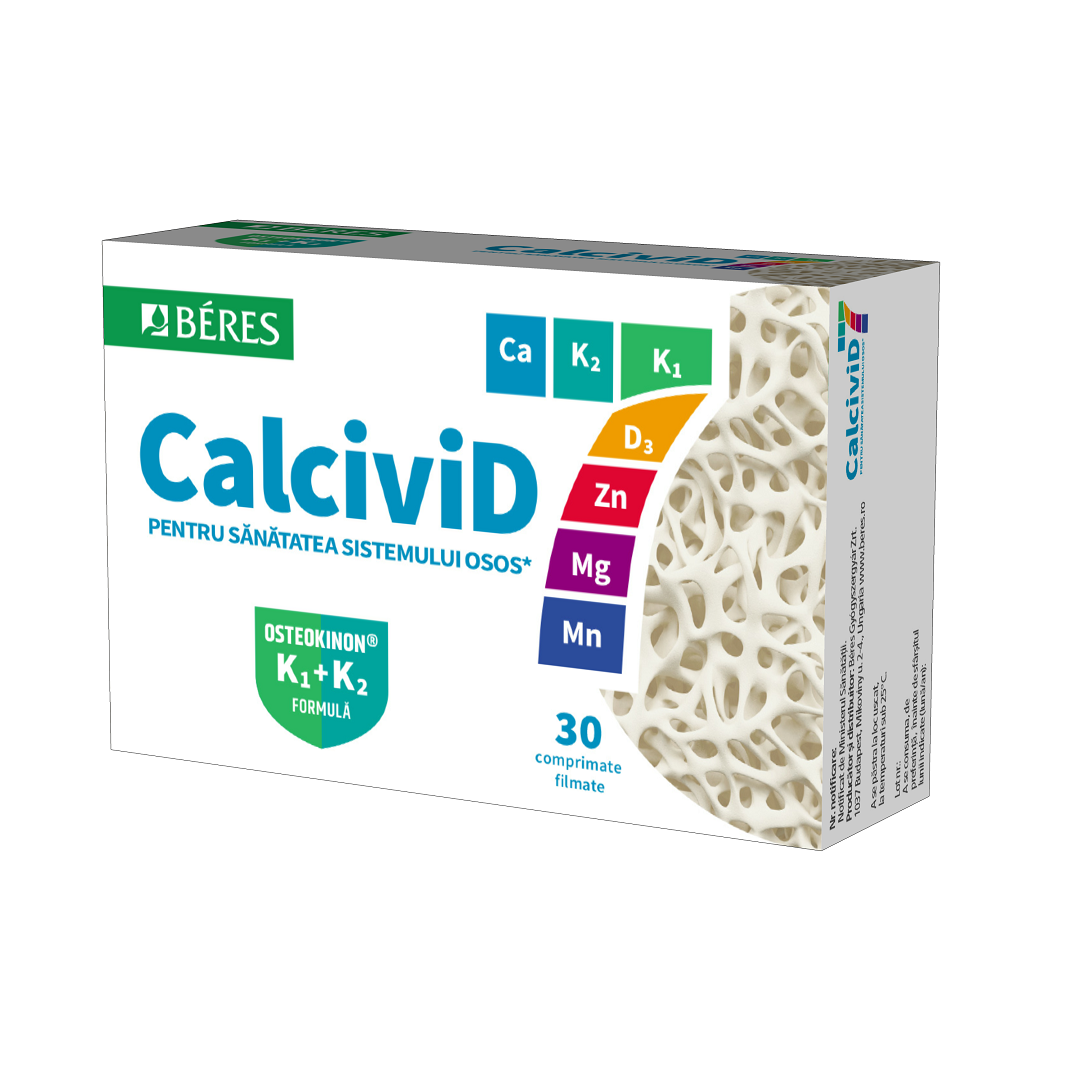 CalciviD 7, 30 comprimate, Beres Pharmaceuticals Co