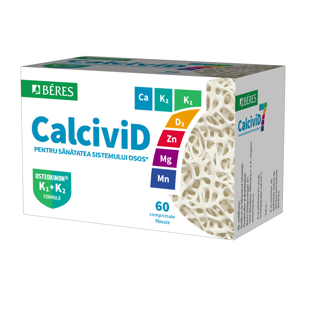 CalciviD 7, 60 comprimate, Beres Pharmaceuticals Co
