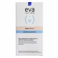 Gel vulvo-vaginal pentru hidratare si ameliorarea simptomelor de uscaciune Eva Intima Moist pH 5.5, 9 aplicatoare vaginale, Intermed 