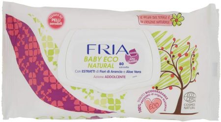 Servetele umede Eco pentru bebelusi, 80 bucati - Fria