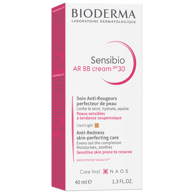 Crema Sensibio AR BB, SPF 30, 40 ml, Bioderma