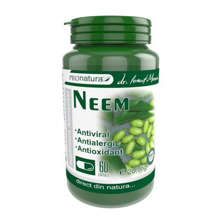 Neem, 60 capsule - Pro Natura