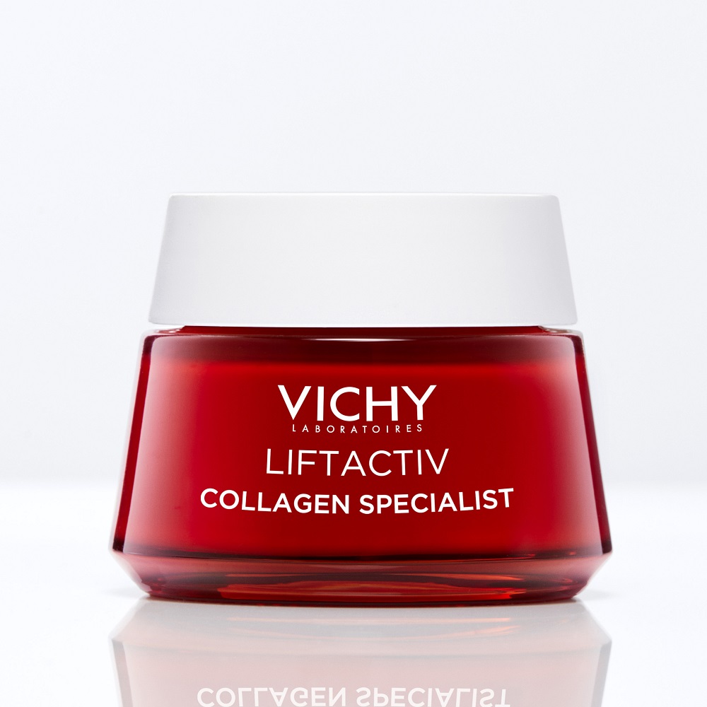 Crema de zi antirid pentru toate tipurile de ten Liftactiv Collagen Specialist, 50 ml, Vichy