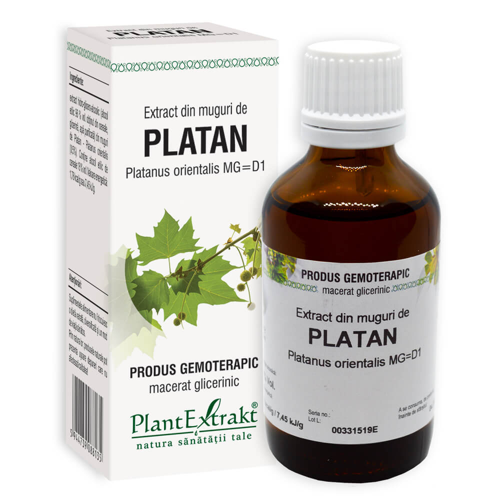 Extract din muguri de Platan, 50 ml, Plant Extrakt