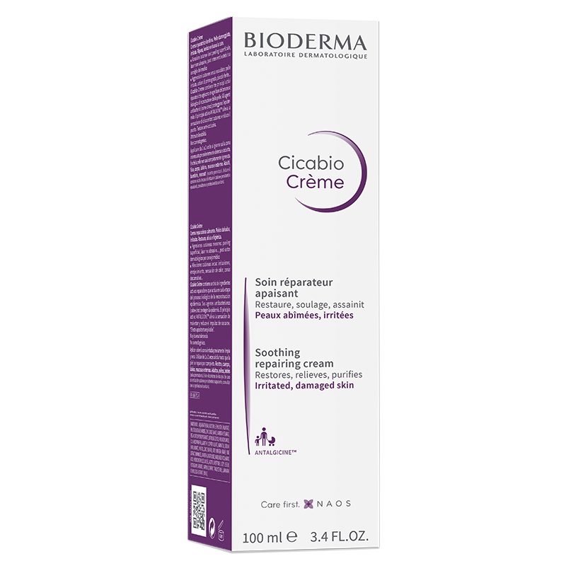 Crema hidratanta pentru iritatii si leziuni Cicabio, 100 ml, Bioderma