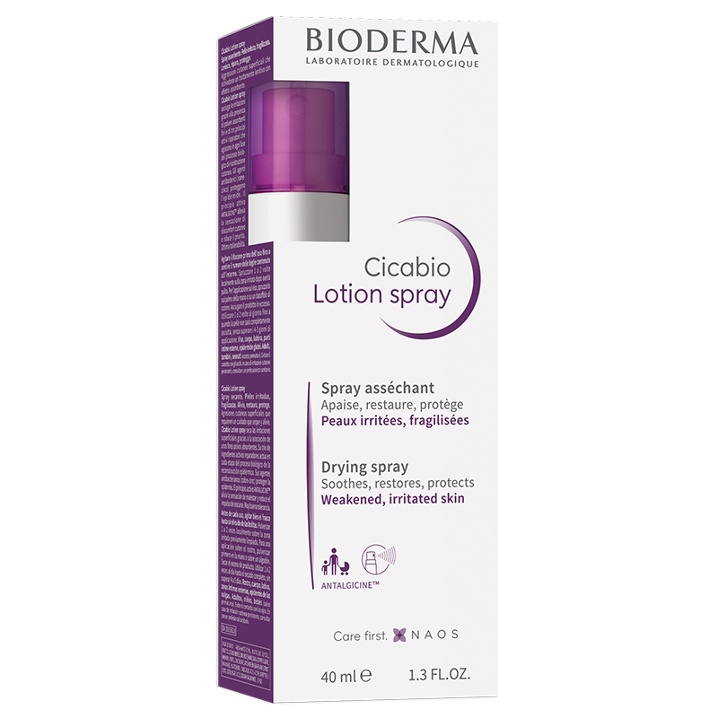 Spray lotiune reparatoare Cicabio, 40 ml, Bioderma