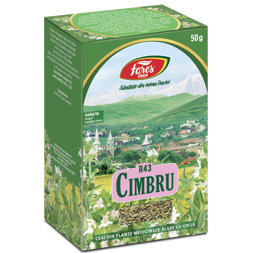 Ceai cimbru iarba, R43, 50 g, Fares