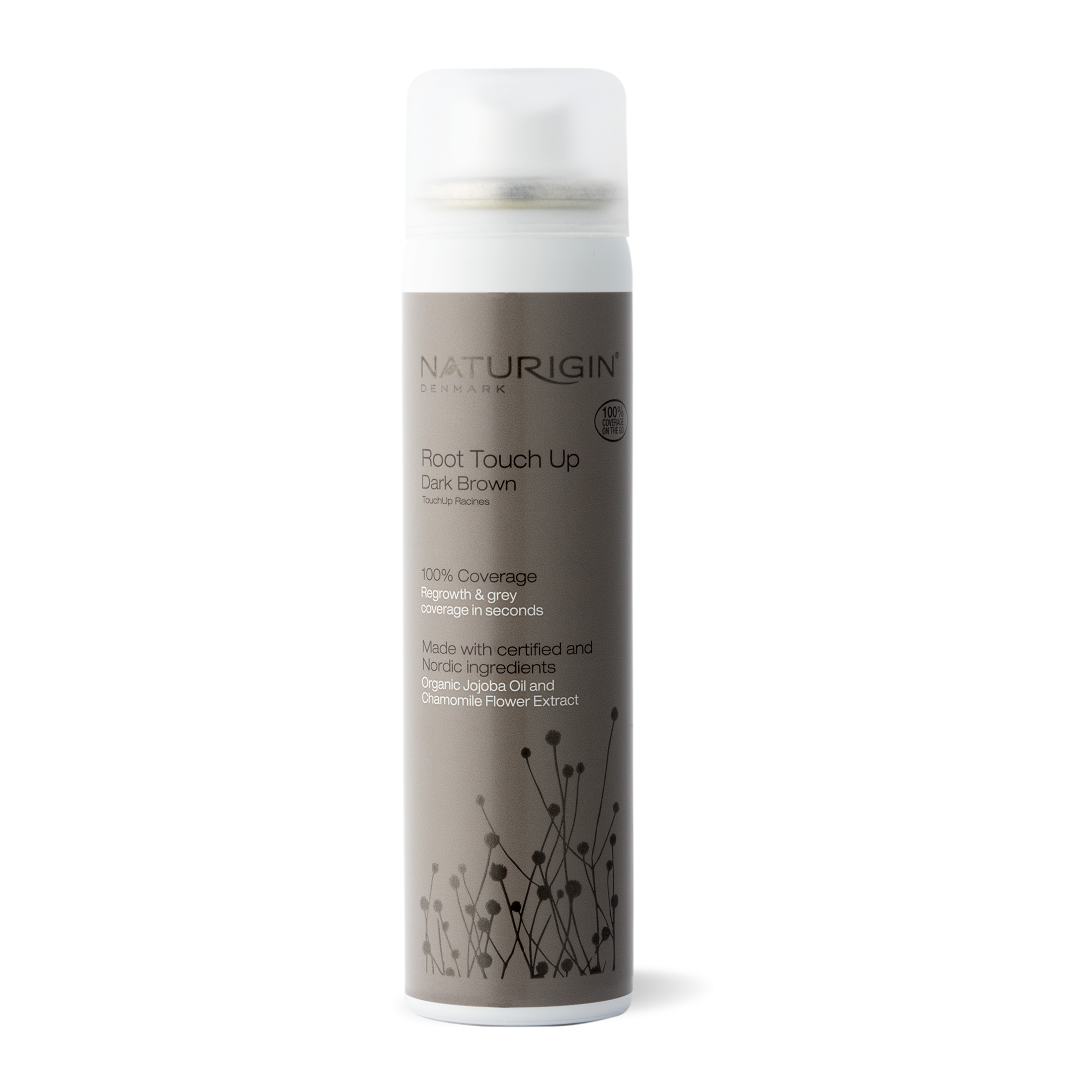 Spray pentru acoperirea parului alb la radacina Root Touch Maro Inchis, 75 ml, Naturigin