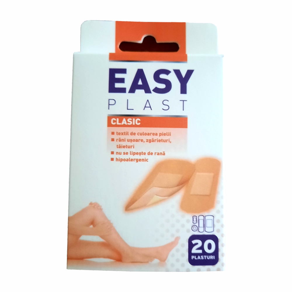 Plasturi clasici, 20 bucati, Easy Plast