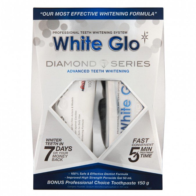 Kit Tratament Diamond Series, 50 ml + Pasta de dinti Professional Choice, 100 ml, White Glo