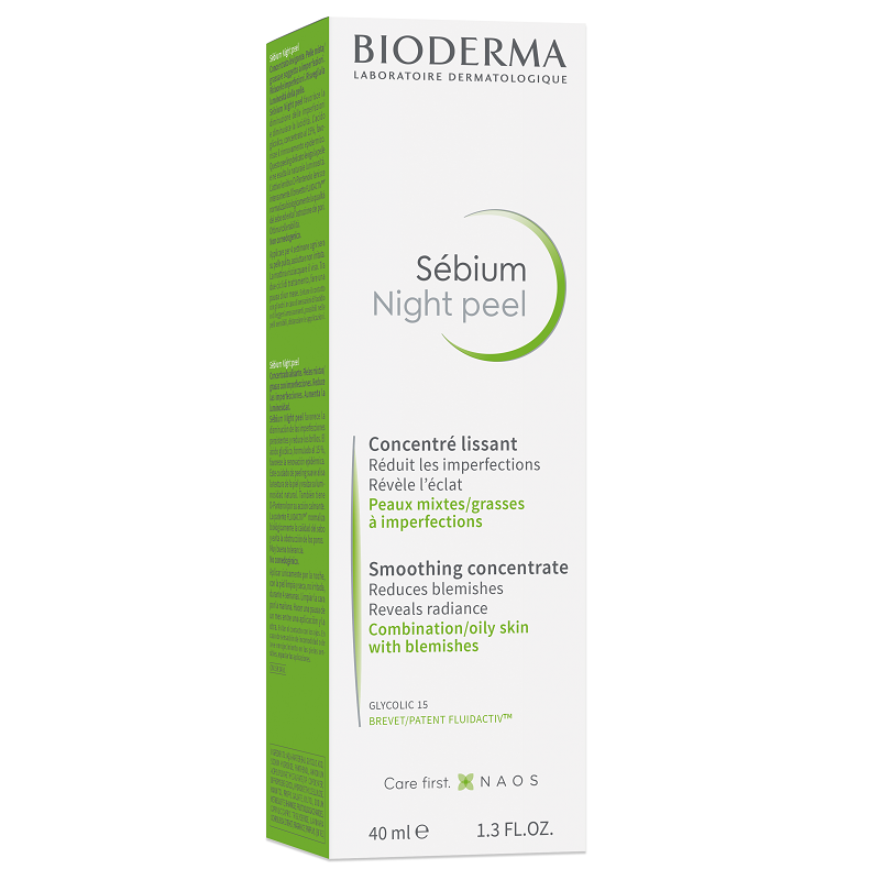 Ser cu efect de peeling Sebium, 40 ml, Bioderma