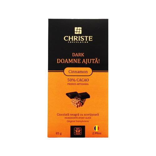 Ciocolata Dark Doamne Ajuta!, 85g, Christe Chocolatier