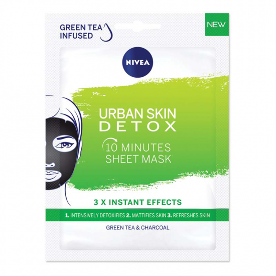 Masca servetel Urban Skin Detox, 1 bucata, Nivea