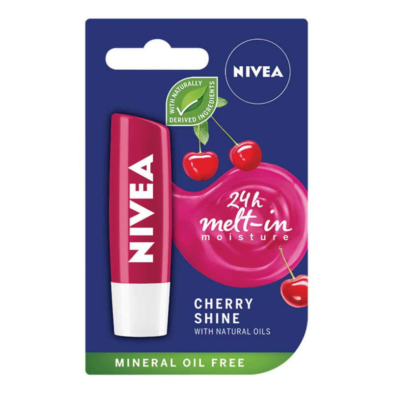 Balsam de buze Cherry Shine, 4.8 g, Nivea