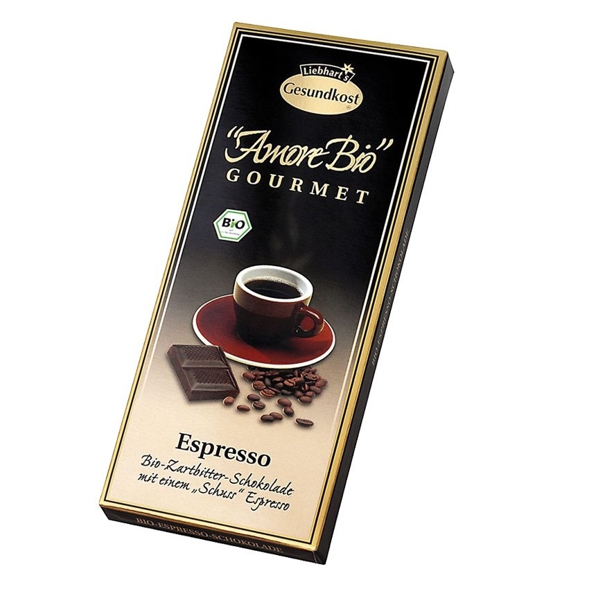 Ciocolata bio amaruie espresso, 55% cacao, 100 g, Pronat