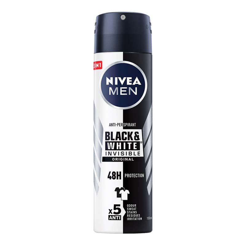 Deodorant spray pentru barbati Black & White Invisible Power, 150 ml, Nivea