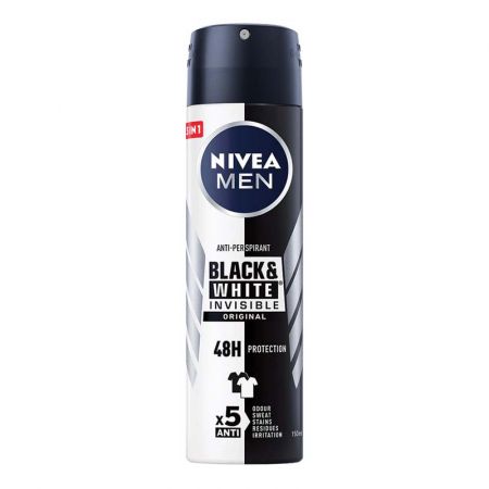Deodorant spray pentru barbati Black & White Invisible Power, 150 ml - Nivea