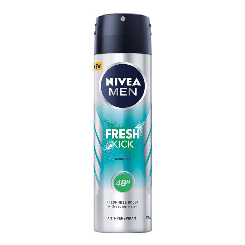 Deodorant spray pentru barbati Fresh Kick, 150 ml, Nivea
