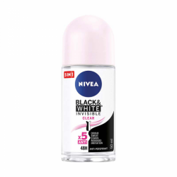 Deodorant roll-on Black & White Invisible Clear, 50 ml, Nivea