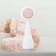 Aparat de curatare faciala Clean Pro Blush with White with Rose Quartz, PMD 515893