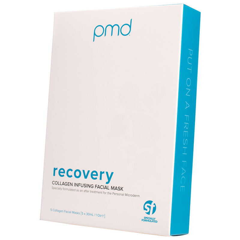 Masca de fata anti-aging cu colagen Recovery, 5 bucati, PMD