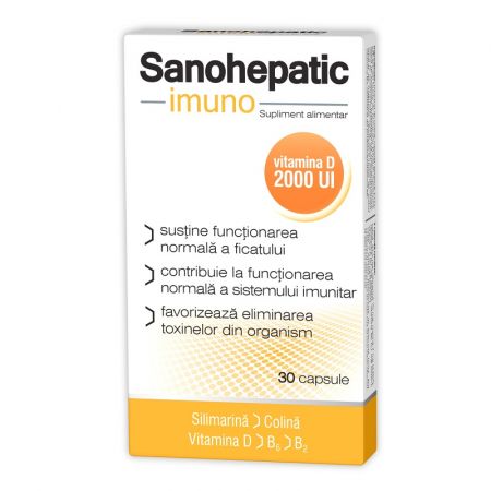 Sanohepatic Imuno, 30 capsule - Zdrovit