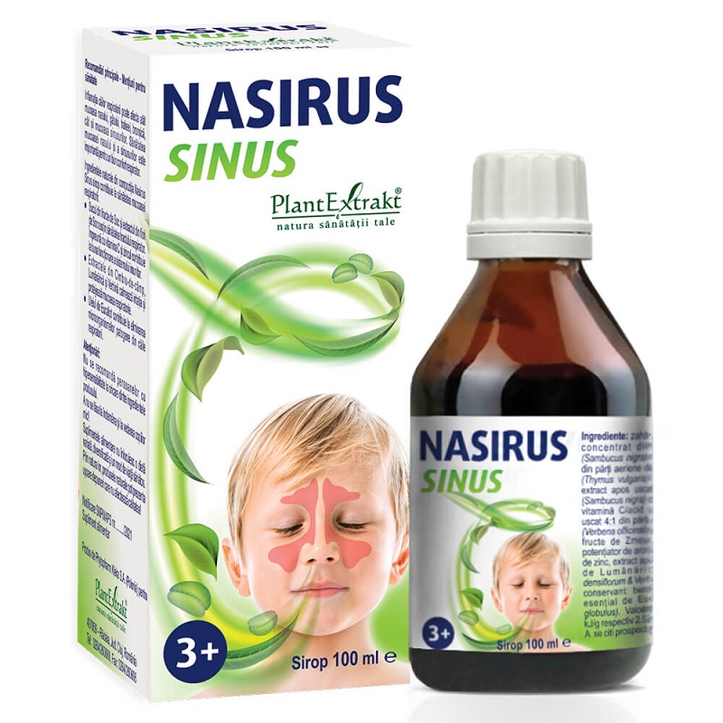 Nasirus sinus sirop +3 ani, 100 ml, Plant Extrakt
