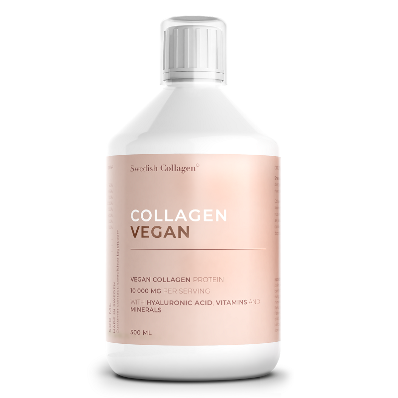 Colagen Lichid de origine vegetala Acid Hialuronic + Vitamine + Minerale, 10.000 mg, 500 ml, Swedish Collagen