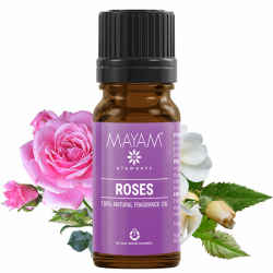 Ulei natural de trandafiri M-1439, 10 ml, Mayam