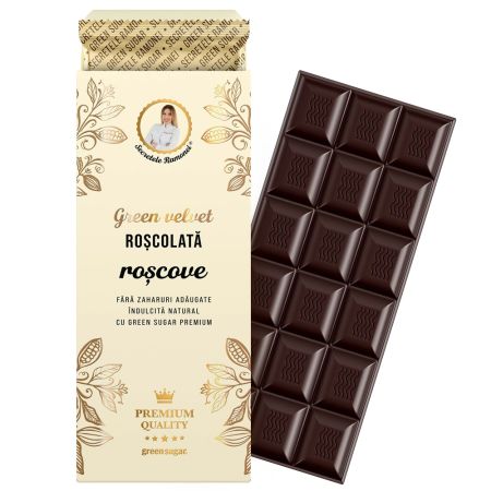 Ciocolata Roscolata Green Velvet, 100g, Remedia 