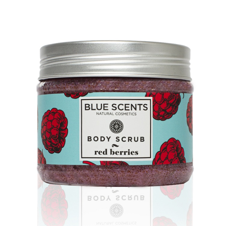 Scrub pentru corp Red Berries, 200 ml, Blue Scents