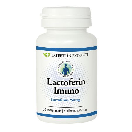 Lactoferin Imuno Experti in Extracte, 30 comprimate, Dacia Plant