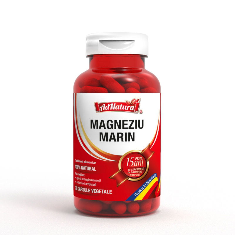 Magneziu Marin, 30 capsule, AdNatura