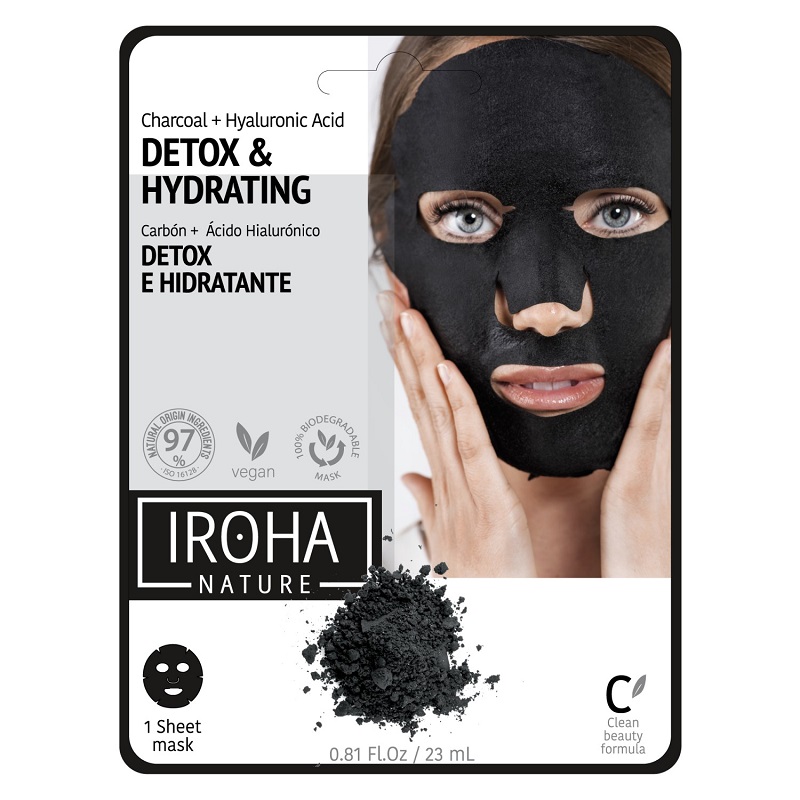 To expose toxicity Chalk Masca pentru fata pe suport textil cu efect de detoxifiere, : Farmacia Tei  online