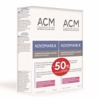 Pachet Sampon antimatreata Novophane K, 125 ml + 125 ml, Acm