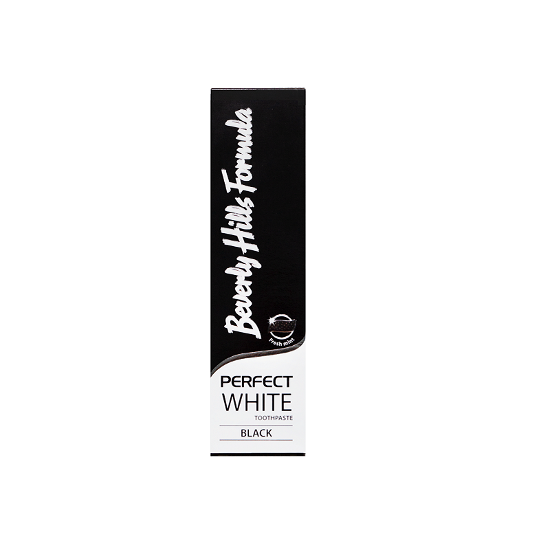 Pasta de dinti Perfect White Black, 100 ml, Beverly Hills Formula