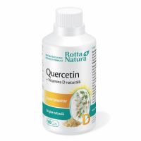 Quercetin + Vitamina D naturala, 90 capsule, Rotta Natura