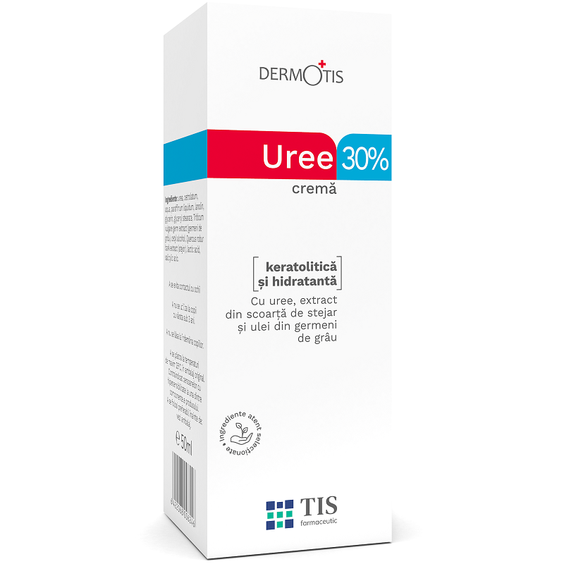 Crema cu Uree 30% DermoTis, 50 ml, Tis Farmaceutic