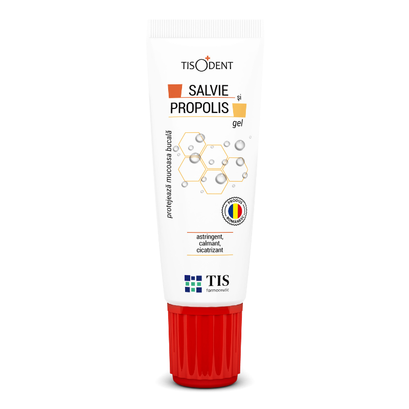 Gel cu salvie si propolis Tisodent, 20 ml, Tis Farmaceutic