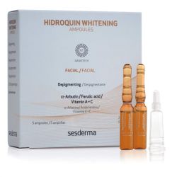 Fiole depigmentante Hidroquin Whitening, 5 bucati x 2 ml, Sesderma 
