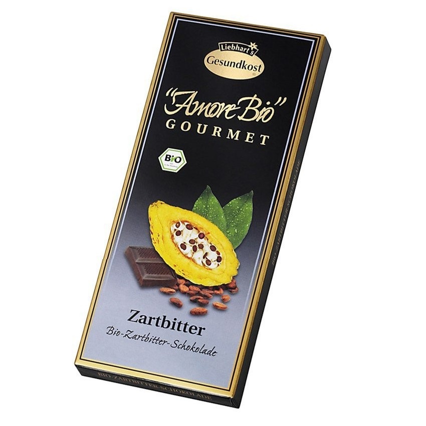 Ciocolata amaruie Bio 55% cacao Liebharts, 100 g, Pronat