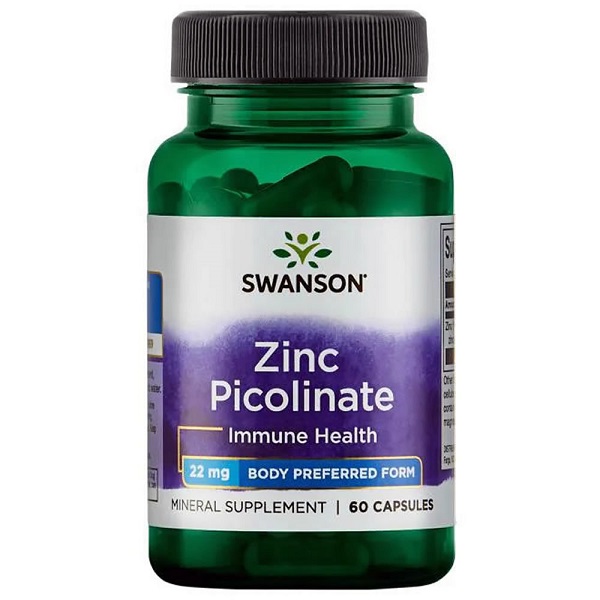 Zinc Picolinat 22 mg, 60 capsule, Swanson