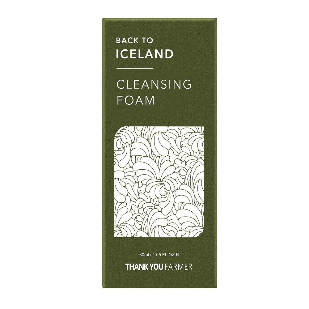 Spuma de curatare Back to Iceland Cleansing Foam, 30 ml, Thank You Farmer