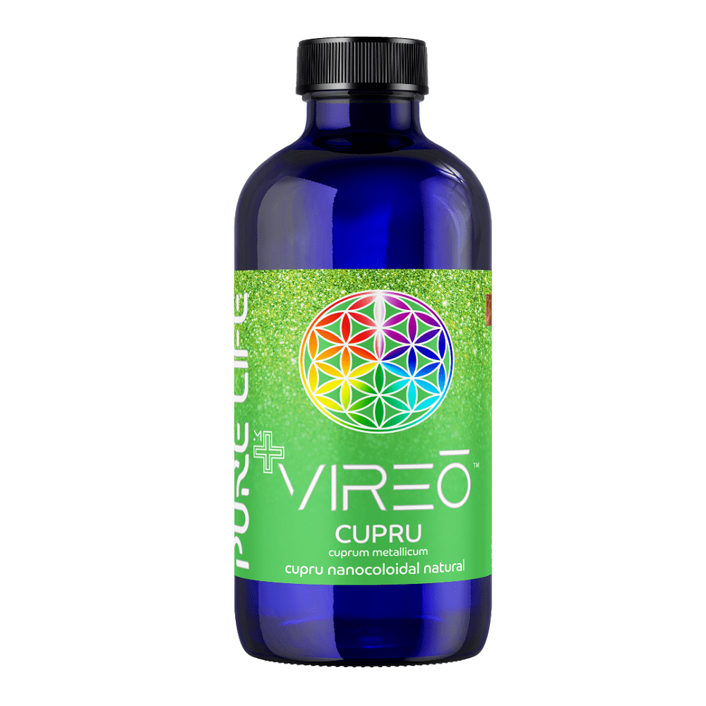 Cupru nanocoloidal verde Minerals+ Vireo, 240 ml, Pure Life