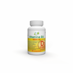 Vitamina D3 Forte 2000 UI, 90 comprimate, Justin Pharma