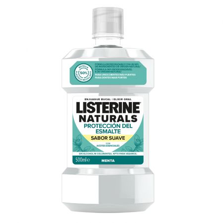 Aplicabil Ospitalitate Pe cap  Apa de gura Natur Enamel, 500 ml, Listerine : Farmacia Tei online