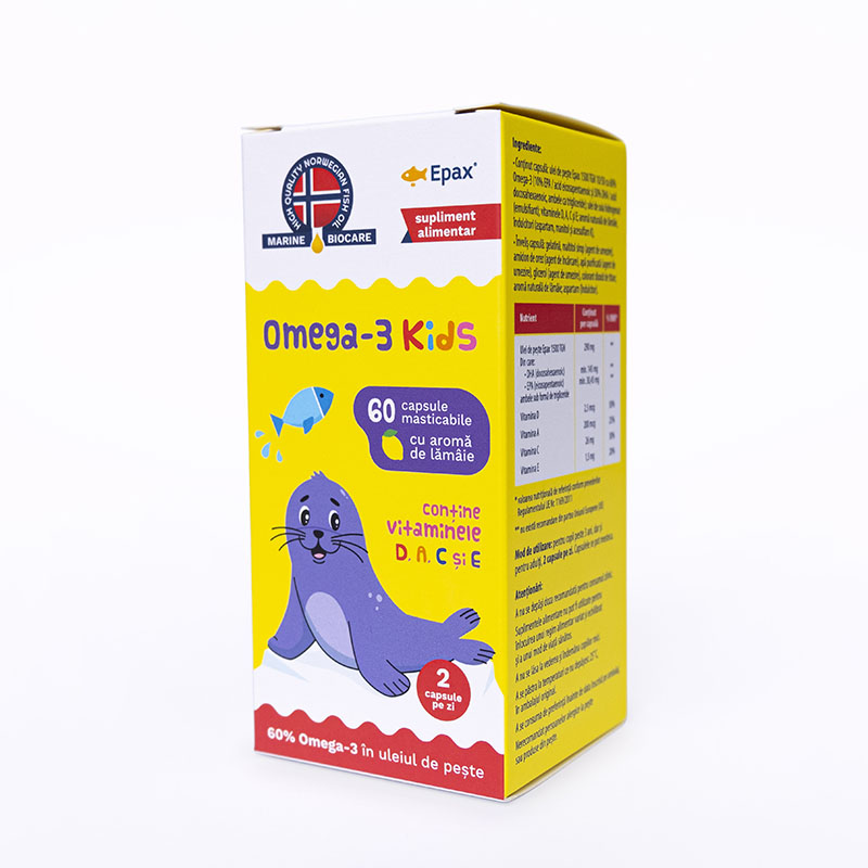 Omega-3 Kids, 60 capsule, Phyto Biocare 