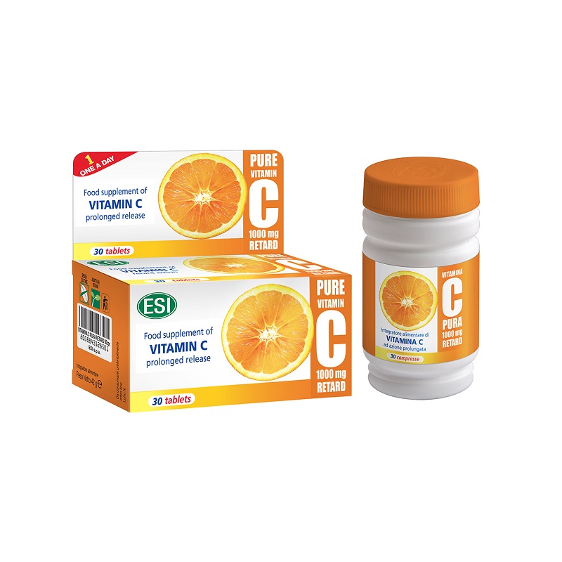 Vitamina C retard, 1000 mg, 30 capsule, Esi Spa