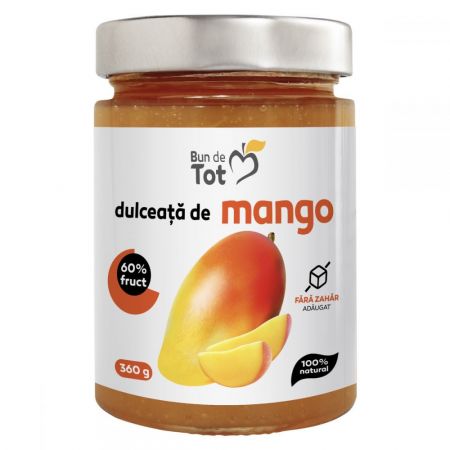 Dulceata de mango, fara zahar, 360g - Dacia Plant