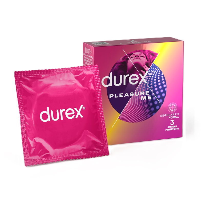 Prezervative Pleasure Me, 3 bucati, Durex
